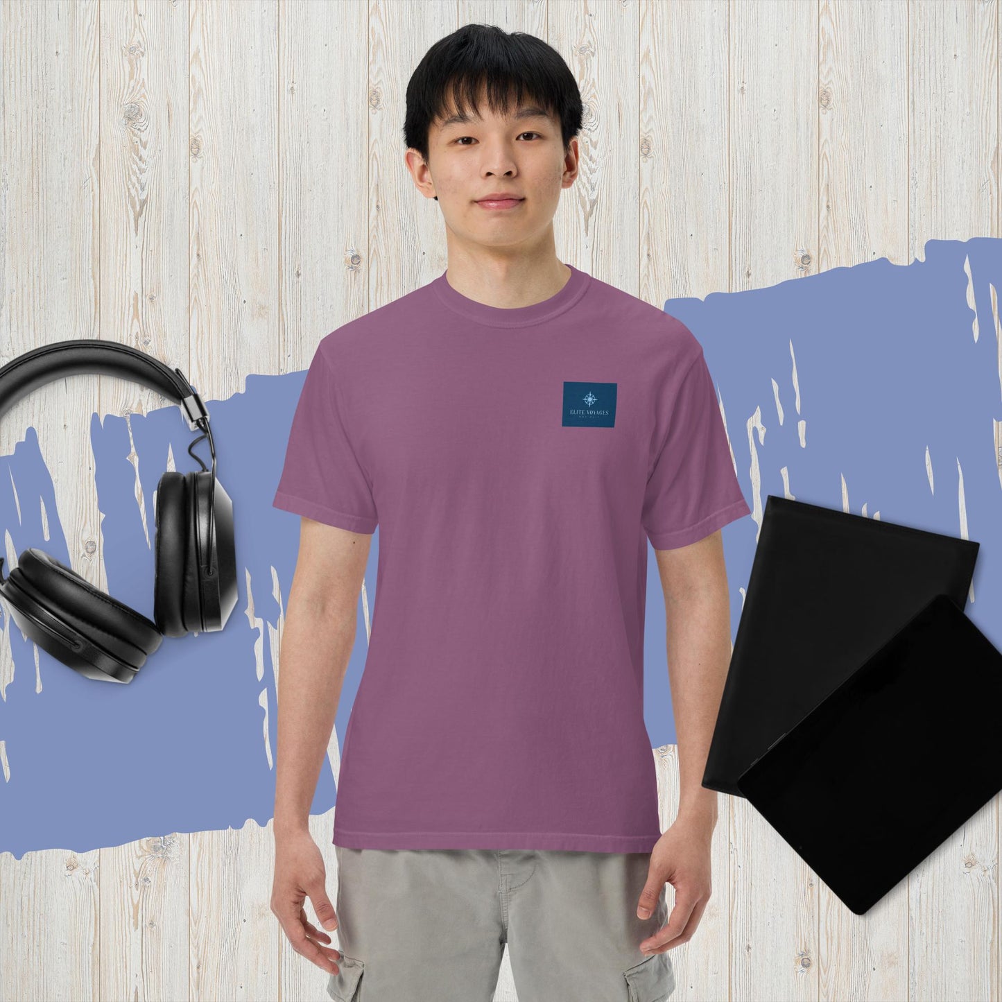 Men’s garment-dyed heavyweight t-shirt