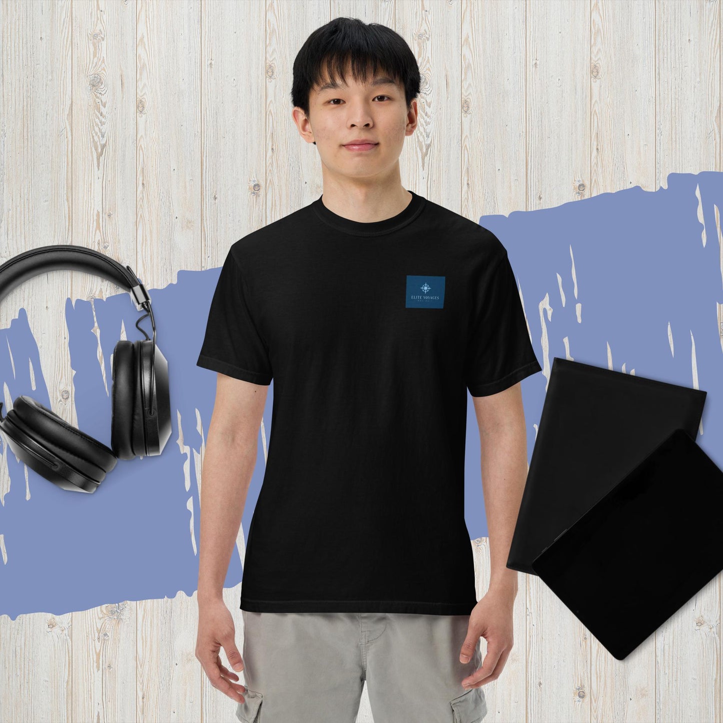 Men’s garment-dyed heavyweight t-shirt