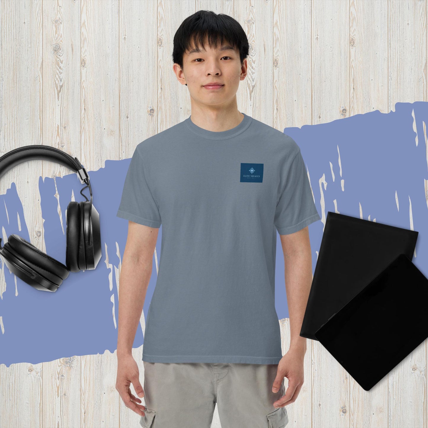 Men’s garment-dyed heavyweight t-shirt