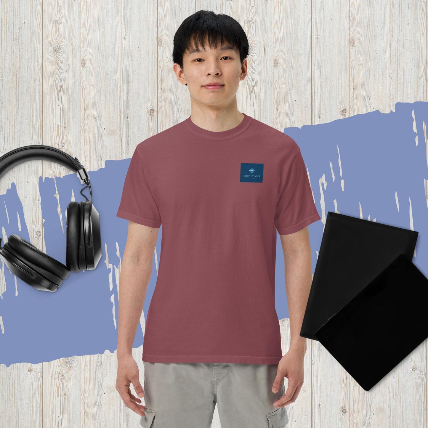Men’s garment-dyed heavyweight t-shirt