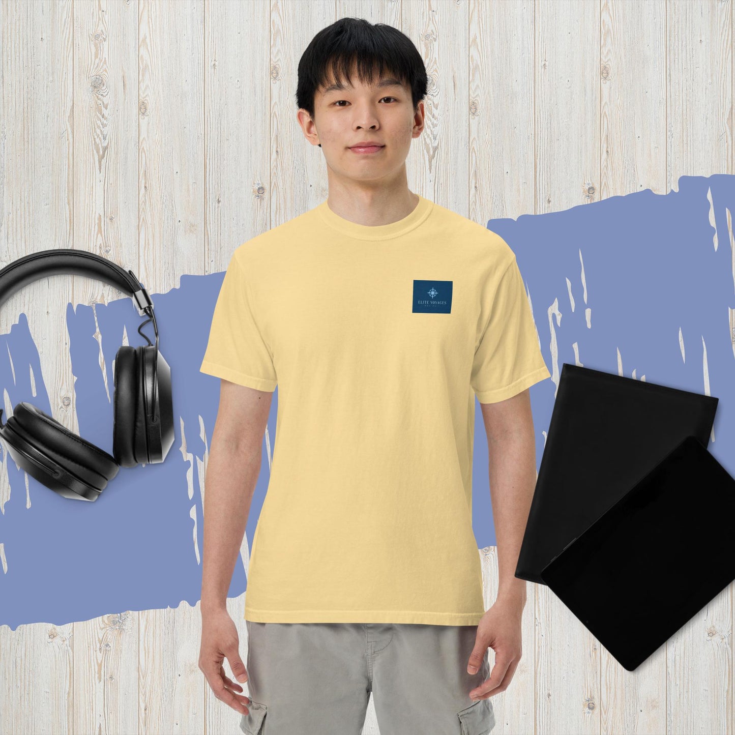 Men’s garment-dyed heavyweight t-shirt