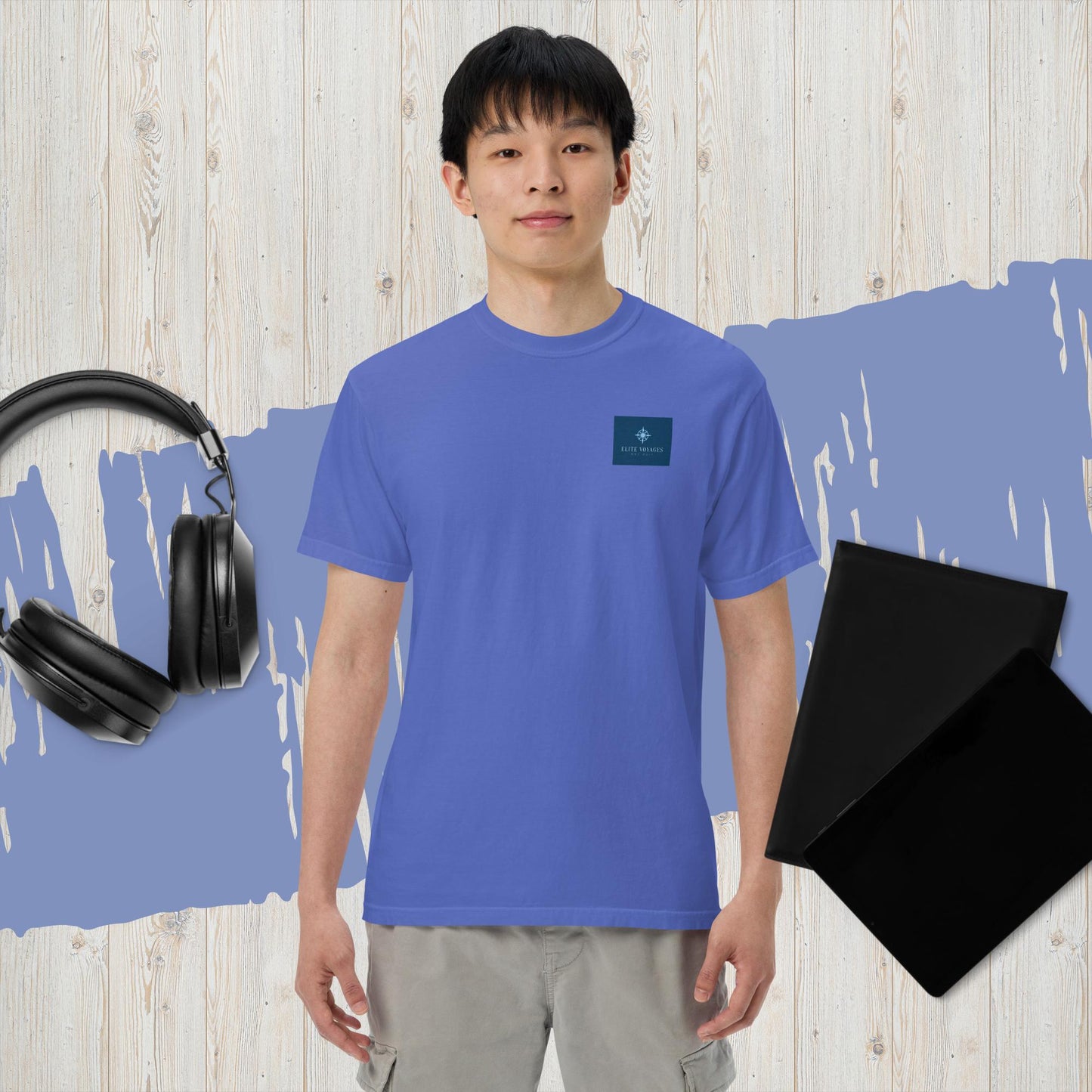 Men’s garment-dyed heavyweight t-shirt