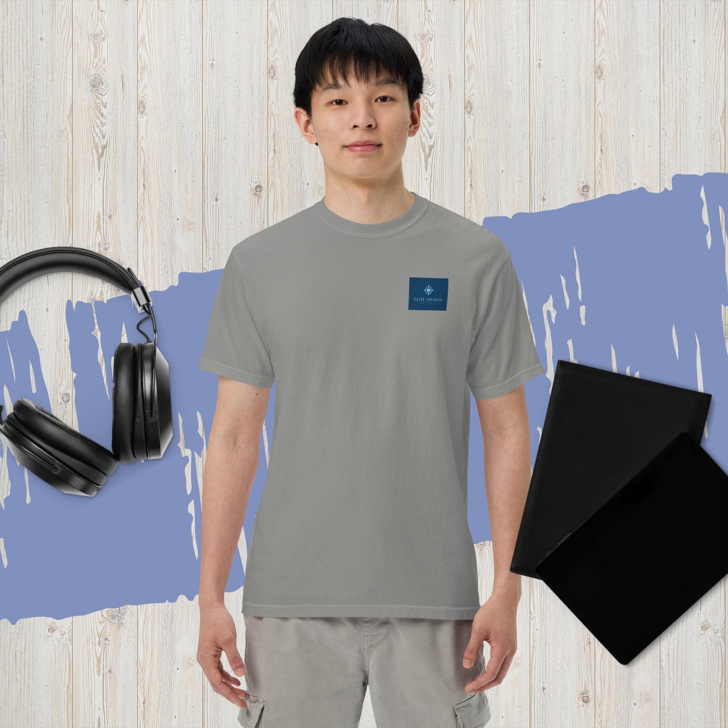Men’s garment-dyed heavyweight t-shirt