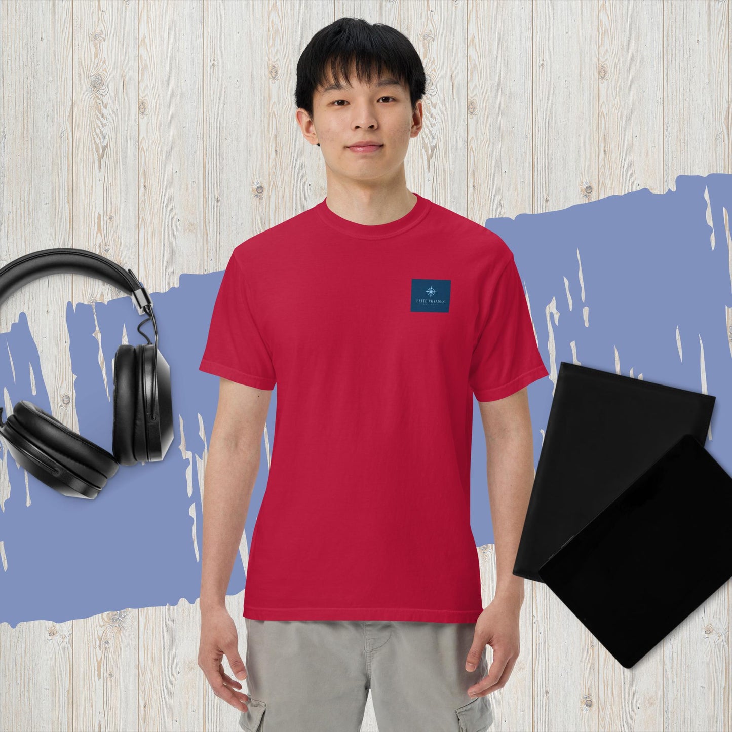Men’s garment-dyed heavyweight t-shirt