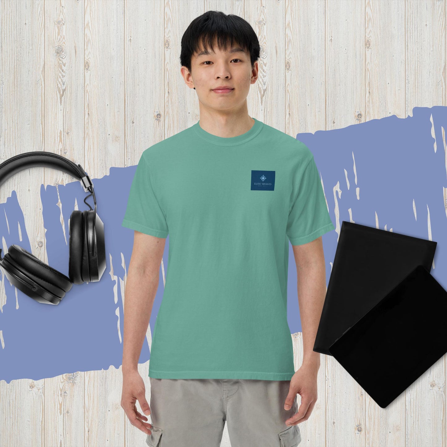 Men’s garment-dyed heavyweight t-shirt