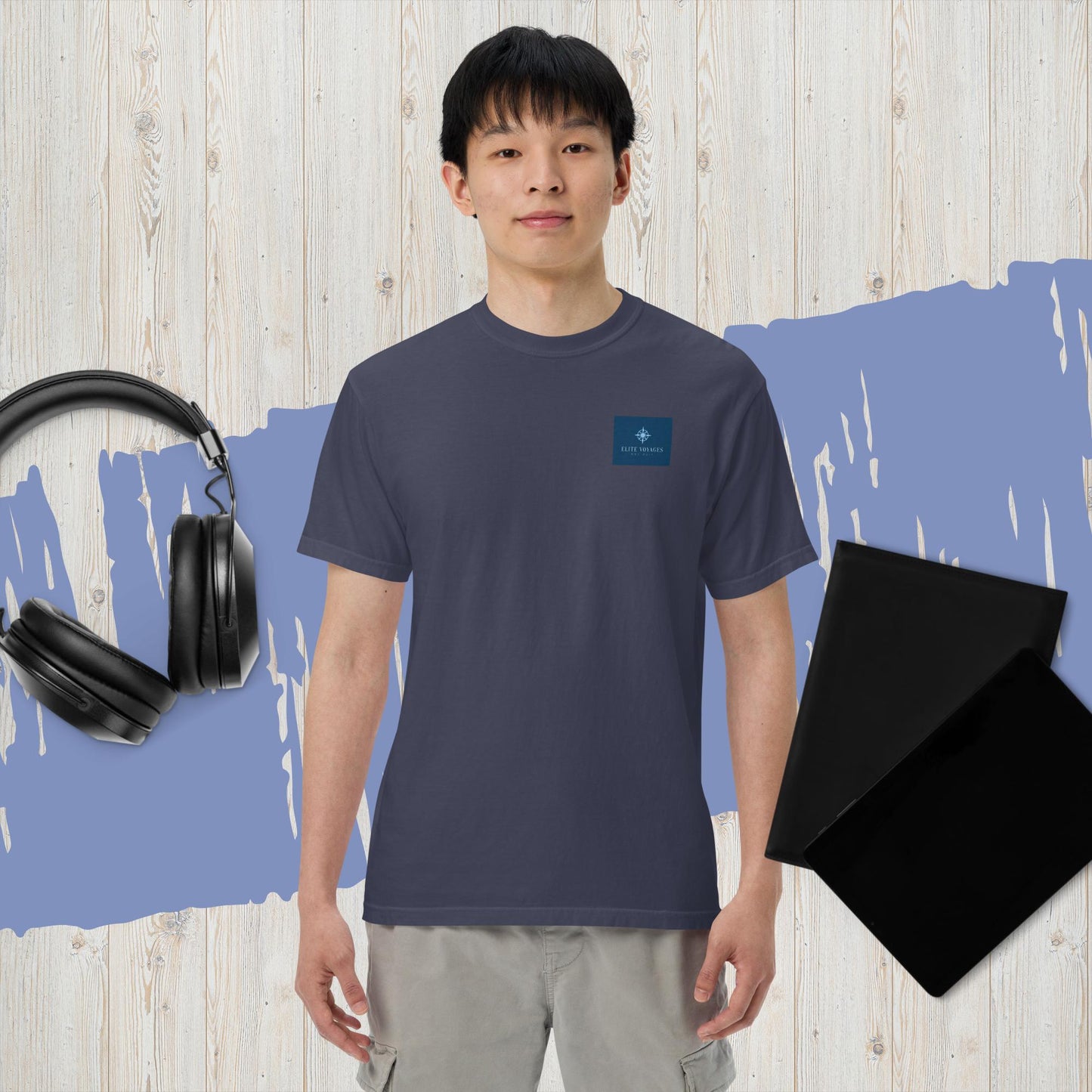 Men’s garment-dyed heavyweight t-shirt