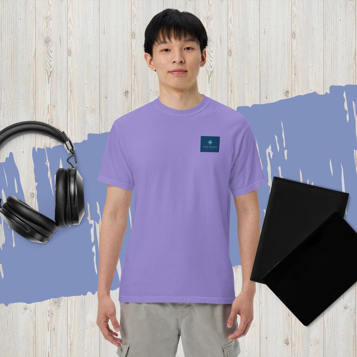 Men’s garment-dyed heavyweight t-shirt