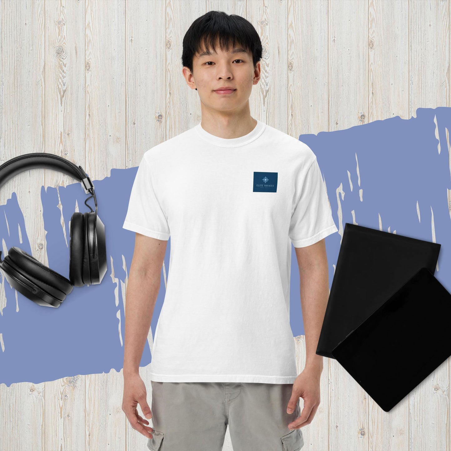 Men’s garment-dyed heavyweight t-shirt