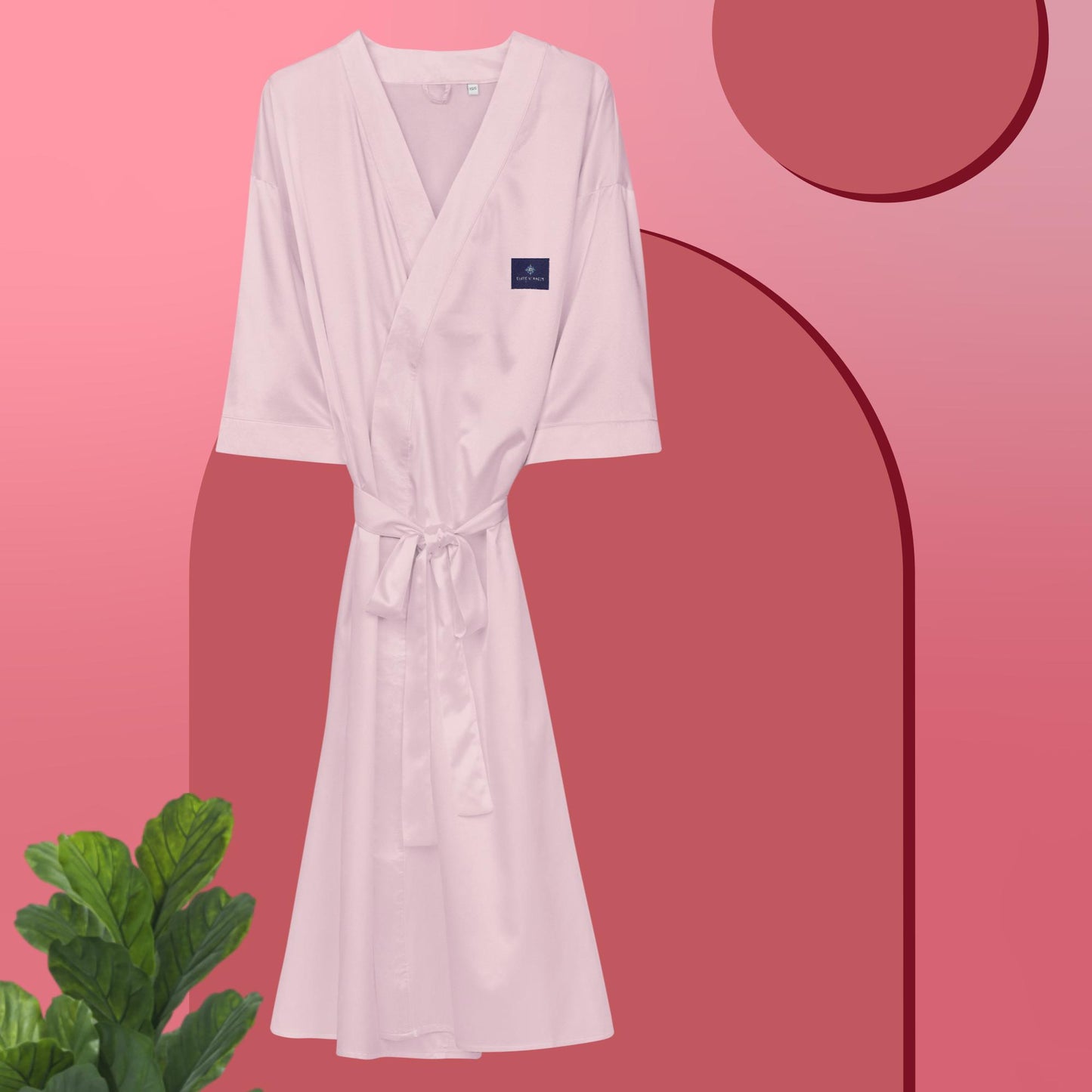 Satin robe