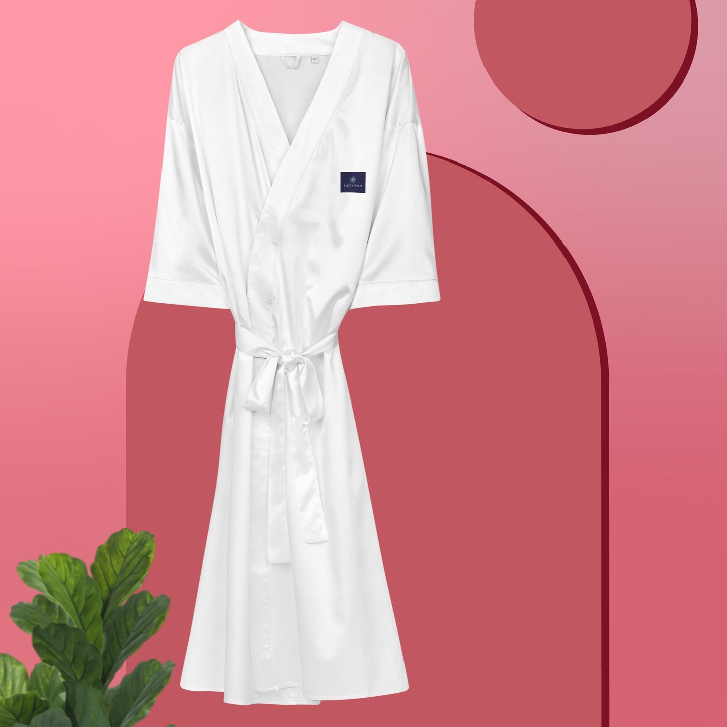 Satin robe